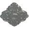 Ekena Millwork Piedmont Ceiling Medallion, Hand-Painted Silver, 37"W x 26"H x 1 3/8"P CM37X26PESLS - alternate 3